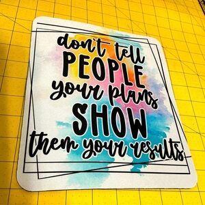 Hand pressed Sublimation Mouse Pad, Brand New!